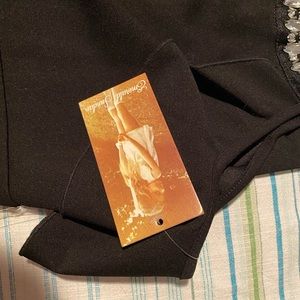 Fancy black jumpsuit with gems